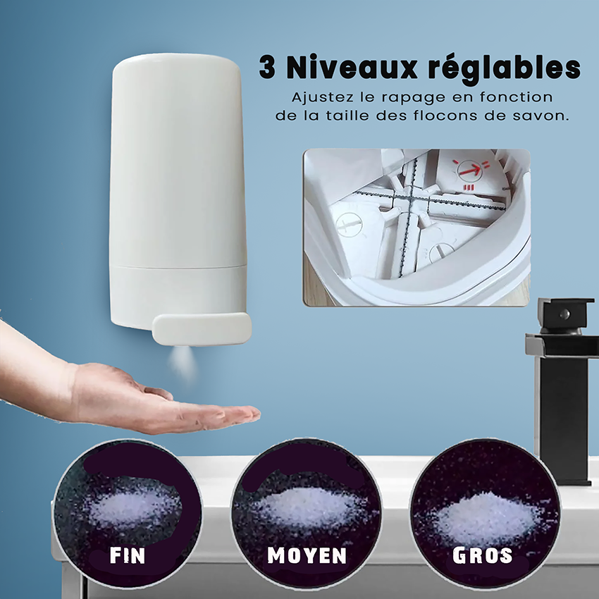 FlocoVibe Distributeur de savon solide Zéro déchet.
